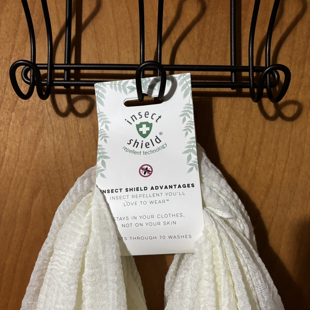 Hadley Wren Women's Insect Shield Wrap Scarf Cream One Size
